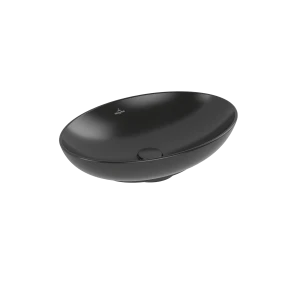 Villeroy&Boch umywalka nablatowa 56x38cm, powłoka Ceramicplus kolor czarny-mat (Pure Black) 4A4700R7