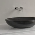 Villeroy&Boch umywalka nablatowa 56cm czarny-mat (Pure Black) 4A4700R7 - aranżacja