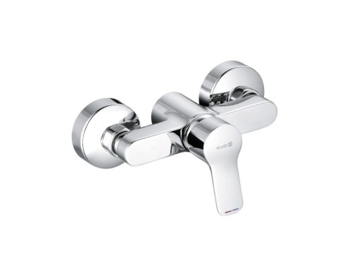 KLUDI PURE&EASY Jednouchwytowa bateria natryskowa DN 15, ścienna, chrom 378410565