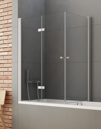 Parawan nawannowy New Trendy NEW SOLEO 120x70x140cm, skrzydło uchylne+składane, lewy, P-0030/P-0024