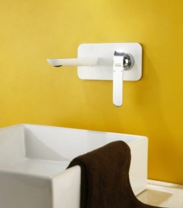 Art Platino EMIRA CHROM/BIAŁY Bateria umywalkowa podtynkowa głowica ceramiczna chrom/biały EMI-BPU.110BC