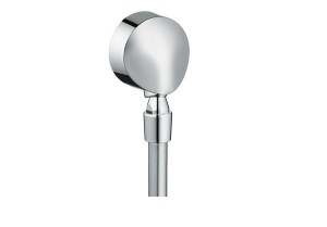 Hansgrohe Fixfit E Przyłącze węża z przegubem kulowym DN15 z zaworem zwrotnym chrom 27505000