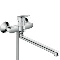 Bateria wannowa z długą wylewką Hansgrohe Logis wylewka o długości L-300 mm, chrom 71402000

