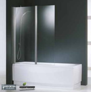 Novellini Aurora 2 120x150 cm parawan nawannowy profil srebrny AURORAN2-1B