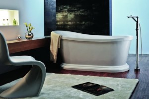 Art Platino ICONA Bateria wannowa podłogowa głowica ceramiczna chrom ICO-BWP.090C