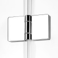 New Trendy Superia Kabina kwadratowa chrom 80x80x195cm K-0586