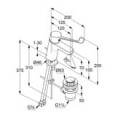 KLUDI PURE&EASY Jednouchwytowa bateria umywalkowa 70 DN 15, z zestawem odpływowym, chrom 372870565
