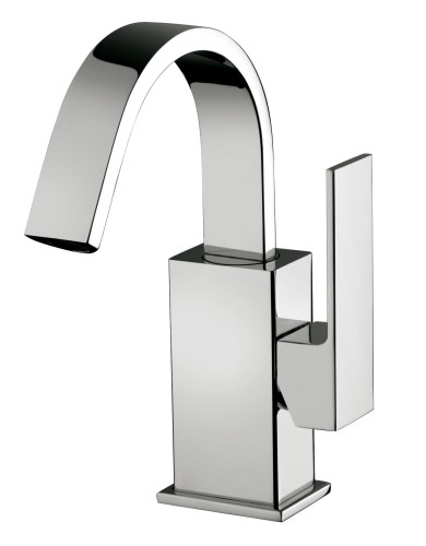 Bateria bidetowa Paffoni ELLE stojąca, z korkiem, kolor chrom, EL837CR