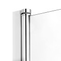 New Trendy Superia Drzwi wnękowe chrom 90x195cm D-0331A
