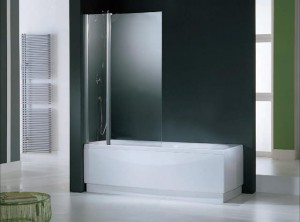 Novellini Aurora 3 98x150 cm parawan nawannowy profil srebrny AURORAN3-1B