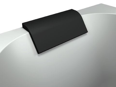 Sanplast Zagłówek żelowy do wanny, czarny, 661-A0024-43