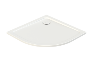 Sanplast FREE LINE Brodzik półokrągły  90 x 90 x 2,5 cm kolor biały  615-040-4430-01-000