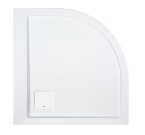 Sanplast SPACE LINE Brodzik półokrągły 100 x 100 x 3 cm kolor biały 615-110-0340-01-000