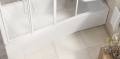 Panel przedni BE HAPPY II Ravak prawy do wanny asymetrycznej 150cm biały CZ99100A00