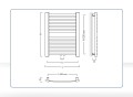 Instal Projekt RETTO Grzejnik łazienkowy RET-50/180 (kolor do wyboru z palety Instal Projekt) RET-50/180-IP