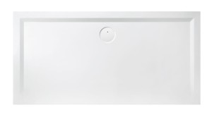 Sanplast SPACE MINERAL Brodzik prostokątny 75 x 180 x 1,5 cm kolor biały 645-290-0310-01-000