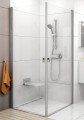 Ravak CHROME CRV1-80 drzwi prysznicowe 80x195 cm,  szkło transparentne, profil chrom 1QV40C01Z1