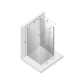 Kabina prostokątna New Trendy REFLEXA przyścienna 80x100x200cm, prawa, EXK-1250