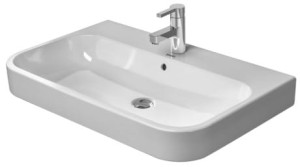 Duravit Happy D.2 Umywalka meblowa z przelewem, otwór na baterię, 1000 x 505 mm, 2318100000