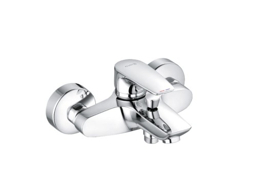 KLUDI PURE&SOLID Jednouchwytowa bateria wannowo-natryskowa DN 15, chrom 346810575
