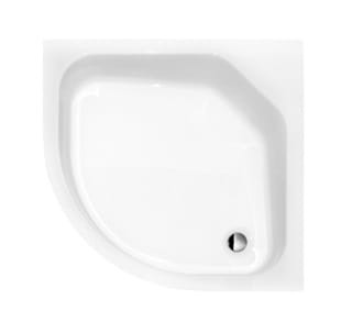 Besco Diper II brodzik półokrągły 90x90x15 cm, biały BAD-90-II