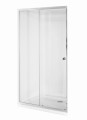 Besco DUO SLIDE drzwi prysznicowe przesuwne 100 x 195 cm szkło przejrzyste BDDS-100