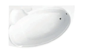 Besco Finezja Nova wanna asymetryczna, prawa 170x110, #WAF-170-NP 