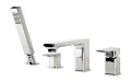 Bateria nawannowa Valvex LOFT 2454890 4-otworowa chrom 

