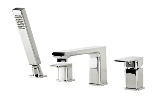 Bateria nawannowa Valvex LOFT 2454890 4-otworowa chrom 

