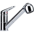 Bateria kuchenna Franke Prince II 115.0347.111 z wyciąganą wylewką, chrom