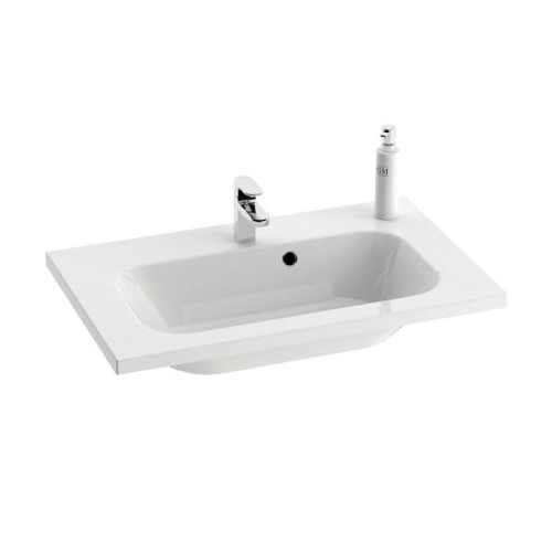 Umywalka meblowa Ravak Chrome 800 80cm kolor biały z otworem XJG01180000