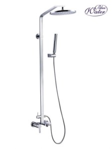 Art Platino GALA Zestaw wannowo-prysznicowy natynkowy głowica ceramiczna chrom GAL-ZWPN.500C