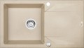 Deante Evora Zlewozmywak 1-komorowy z ociekaczem 780 x 440 mm piaskowy piaskowy ZQJ_7113