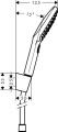 Zestaw prysznicowy Hansgrohe Raindance Select E 120/Porter's 1,6m biały/chrom 26720400
