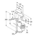 KLUDI PURE&STYLE Jednouchwytowa bateria umywalkowa 60 DN 15, z zestawem odpływowym, chrom 403850575