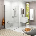 Ravak CHROME CRV1-80 drzwi prysznicowe 80x195 cm,  szkło transparentne, profil chrom 1QV40C01Z1