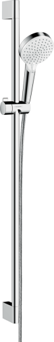 Hansgrohe Crometta Zestaw prysznicowy Vario z drążkiem, biały/chrom 26536400