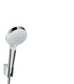 Hansgrohe Crometta Vario/Porter zestaw prysznicowy biały/chrom 26691400
