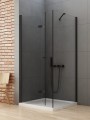 New Trendy New Soleo Black Kabina prostokątna 100x70x195, wersja lewa, czarne profile, D-0236A/D-0113B