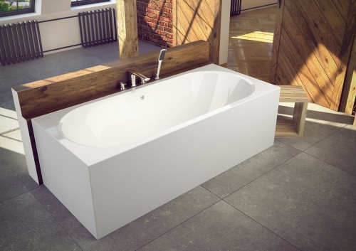 Besco Vitae wanna prostokątna 170 cm x 75 cm, kolor biały WAV-170-PK