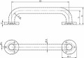 Koło Lehnen Concept Pro Poręcz ścienna, prosta, 30 cm L60003000