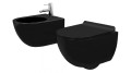 Rea Carlo Mini Black bidet wiszący, kolor czarny mat REA-C9901