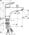 Hansgrohe Logis bateria wannowo-prysznicowa, chrom, 71312000