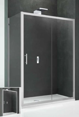 Drzwi wnękowe Novellini Kali 2P 170 cm drzwi prysznicowe przesuwne 170 cm, KALI2P164-1B