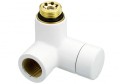 Zestaw termostatyczny Danfoss Xtra Collection zawory i głowica termostatyczna figura lewa, biały 013G4007