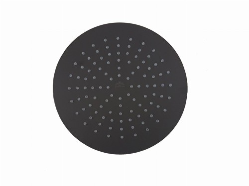 Czarna deszczownica okrągła Paffoni Ø225mm kolor czarny mat ZSOF074NO