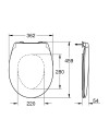 Grohe Bau Ceramic deska sedesowa, wolnoopadająca, biała 39493000
