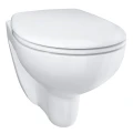 Grohe Bau Ceramic Miska WC wisząca, bezkołnierzowa, z deską wolnoopadającą 39351000