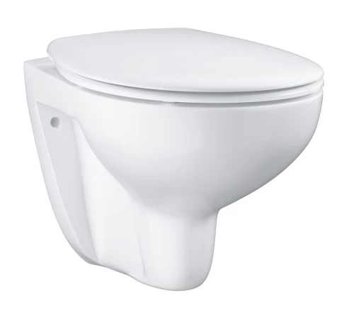 Grohe Bau Ceramic Miska WC wisząca, bezkołnierzowa, z deską wolnoopadającą 39351000