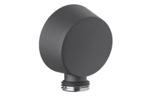 Paffoni przyłącze kątowe do węża natryskowego 1/2", kolor czarny-mat ZACC130NO